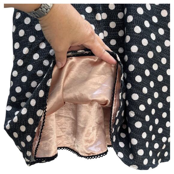 Maeve Anthropologie Nicola Dress Polka Dot Fully Lined Back Zip Women's 4 - Picture 3 of 7
